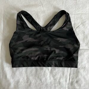 EUC Black Camo Athleta Sports Bra